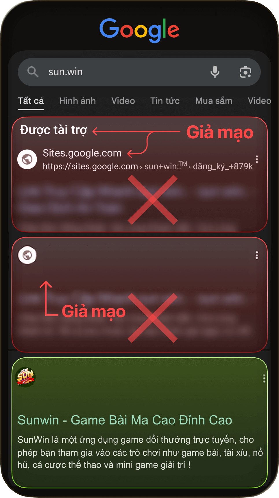 Sunwin chính hãng